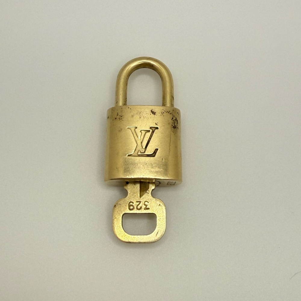 Louis Vuitton Gold Lock and Key #329